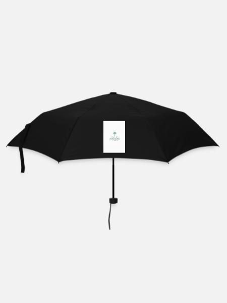 Bring mich irgendwohin – Logo - Regenschirm (klein) - Schwarz