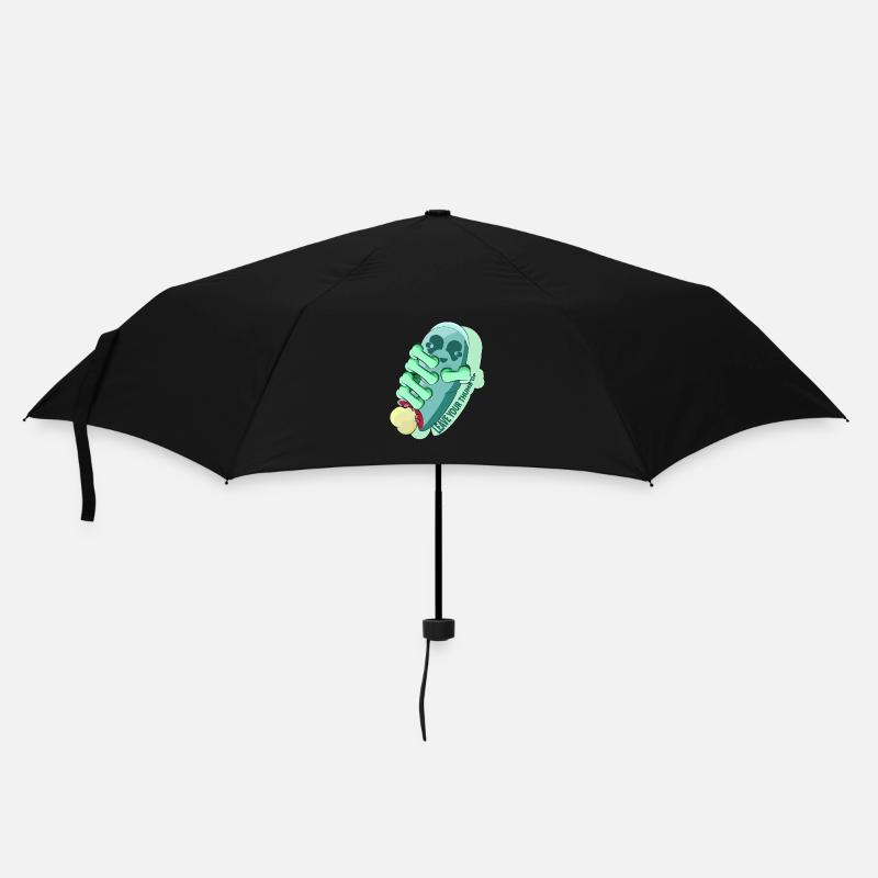 DAUMEN - Regenschirm (klein) - Schwarz