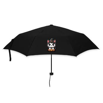 Cat Halloween Cat Baby - Umbrella (small) - black - Front