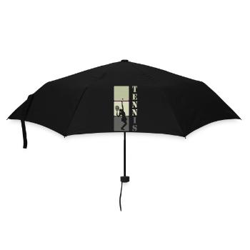 Tennis tennis de tennis cadeau - Parapluie standard - noir - Devant