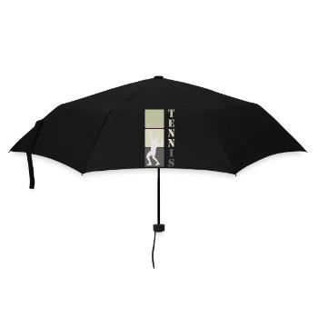 Tennis tennis de tennis cadeau - Parapluie standard - noir - Devant