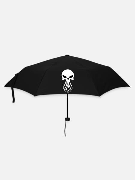 Tentakel des Todes - Regenschirm (klein) - Schwarz