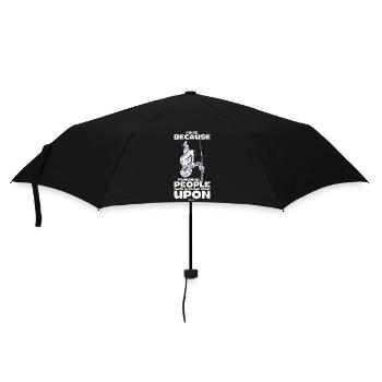 I Dive Because Punching People Is Frowned Upon - Umbrella (small) - black - Front