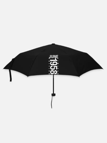 June 1958 June birthday gift June 1958 - Umbrella (small) - black