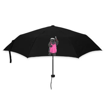 Badger Hairdresser Hair Clip - Umbrella (small) - black - Front