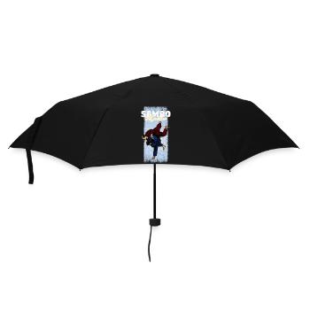 Sambo Autodéfense Lutte Arts martiaux - Parapluie standard - noir - Devant