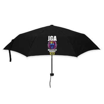 Junggesellenabschied 2024 Totenkopf Jga Krone - Regenschirm (klein) - Schwarz - Vorne