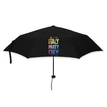 Dicton de l’équipe de fête en Italie - Parapluie standard - noir - Devant