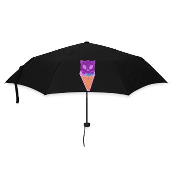 Crème glacée pour chat Crème glacée - Parapluie standard - noir - Devant