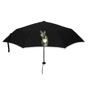 Schmetterling Laterne - Regenschirm (klein) - Schwarz - Vorne