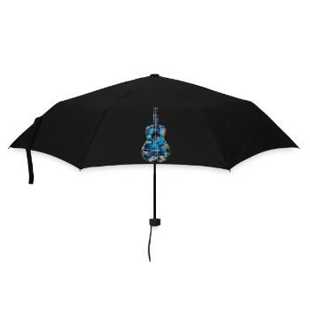 Poisson Ukulélé - Parapluie standard - noir - Devant