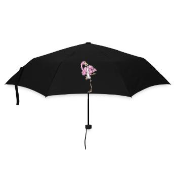 Flamingo Chess Piece King Chess - Umbrella (small) - black - Front