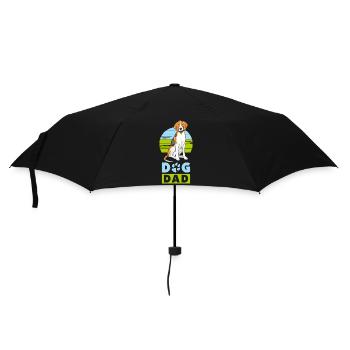 Foxhound Hund Papa - Regenschirm (klein) - Schwarz - Vorne