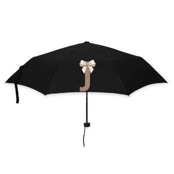 Letter J Knot - Umbrella (small) - black - Front