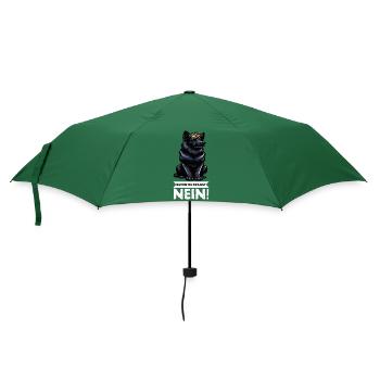 Bevor Du Fragst Schwarzer Schäferhund Schäferhunde - Regenschirm (klein) - Flaschengrün - Vorne