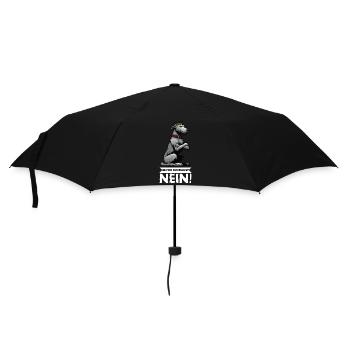 Avant que vous ne demandiez Pas de chien de loup irlandais Wolfhound - Parapluie standard - noir - Devant