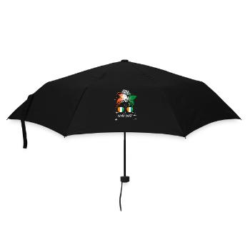 Elfenbeinküste - Regenschirm (klein) - Schwarz - Vorne