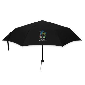 St. Pierre und Miquelon - Regenschirm (klein) - Schwarz - Vorne