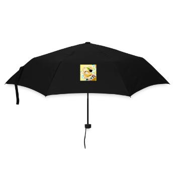 Comic Cocktail - Regenschirm (klein) - Schwarz - Vorne