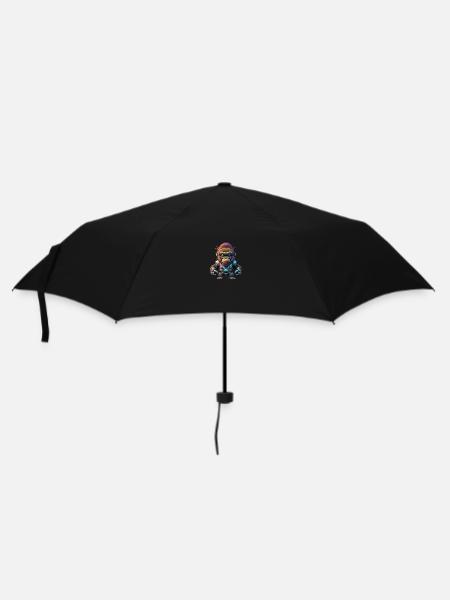 Robot Gorille - Parapluie standard - noir