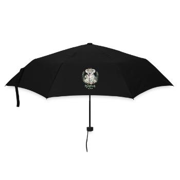 Mama Est. 2024 Koala câlin Couronne florale nouvelle maman - Parapluie standard - noir - Devant