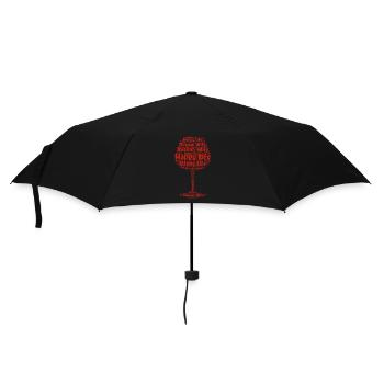 Russian Wife Happy Life Russian Women Russia - Umbrella (small) - black - Front