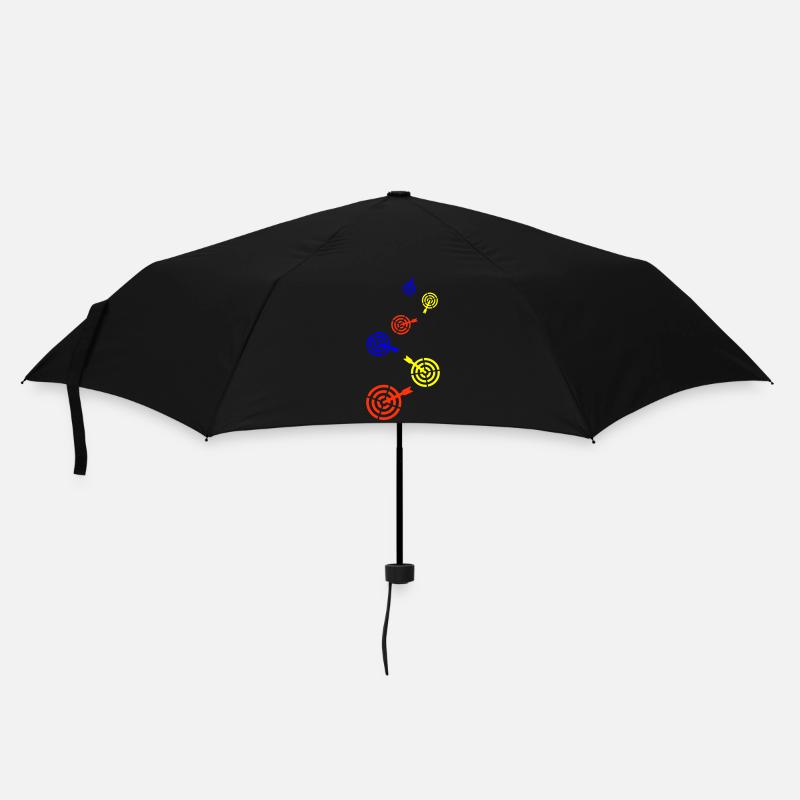 Darts Symbol - Regenschirm (klein) - Schwarz