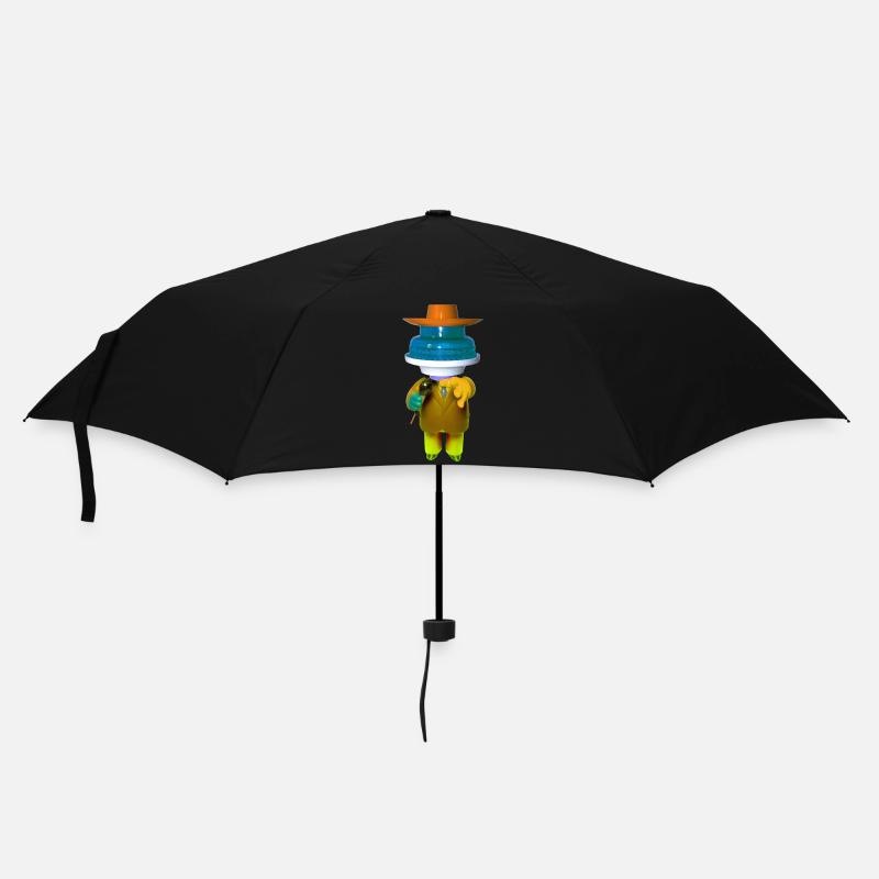 70' Disco Mann - Regenschirm (klein) - Schwarz