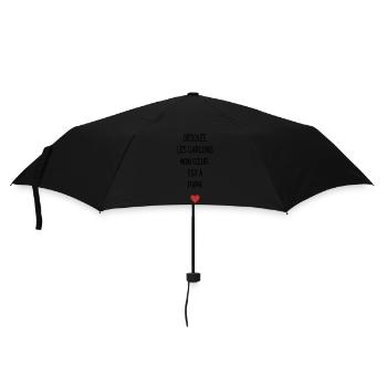 Désolée les garçons mon cœur est à papa - Parapluie standard - noir - Devant