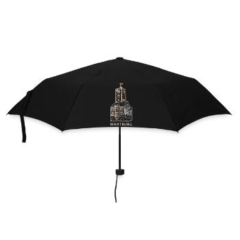 Wartburg, World Heritage Site,Thuringia, Germany - Umbrella (small) - black - Front