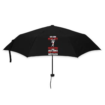 Jazz Tänzer - Regenschirm (klein) - Schwarz - Vorne