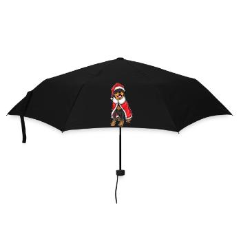 Rottweiler Noël Noël - Parapluie standard - noir - Devant