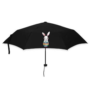 Easter Bunny Easter Watercolor - Umbrella (small) - black - Front