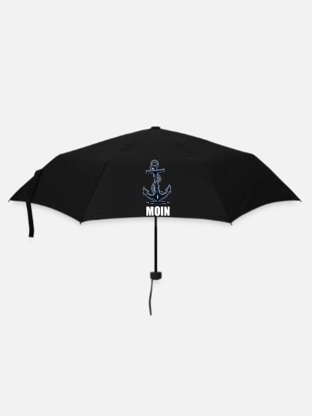Moin Anker - Regenschirm (klein) - Schwarz