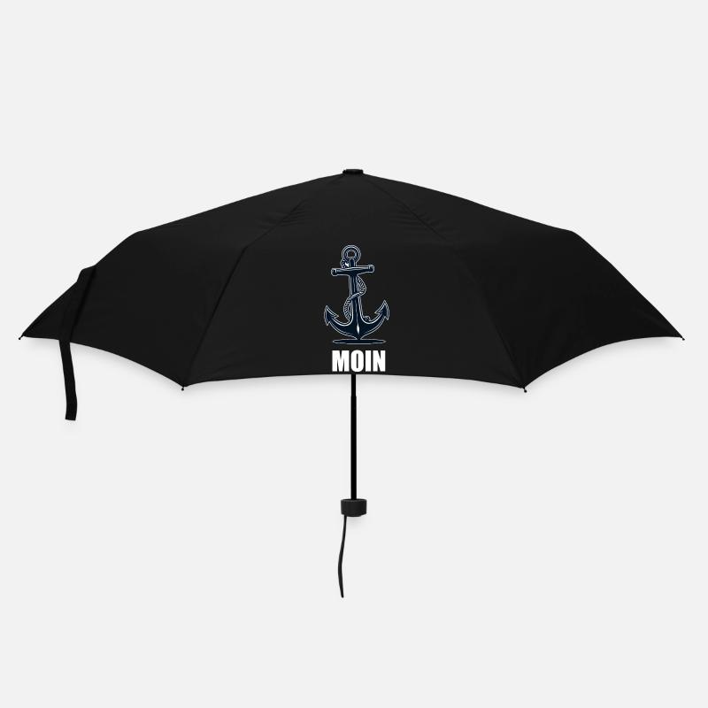 Moin Anker - Regenschirm (klein) - Schwarz