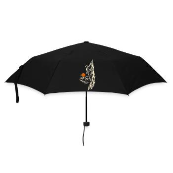 Klippenklettern – Klettern und Bergsteigen - Regenschirm (klein) - Schwarz - Vorne