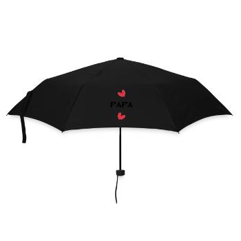 PAPA. VATERTAG. ALLES GUTE ZUM GEBURTSTAG, PAPA. ALLES GUTE ZUM GEBURTSTAG - Regenschirm (klein) - Schwarz - Vorne