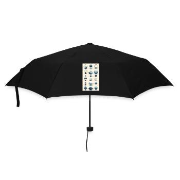 Versions of geometric spheres - Umbrella (small) - black - Front