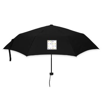 Tier-Sudoku - Regenschirm (klein) - Schwarz - Vorne