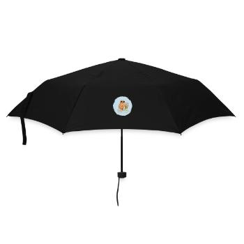 Fleurs de vélo de capybara - Parapluie standard - noir - Devant