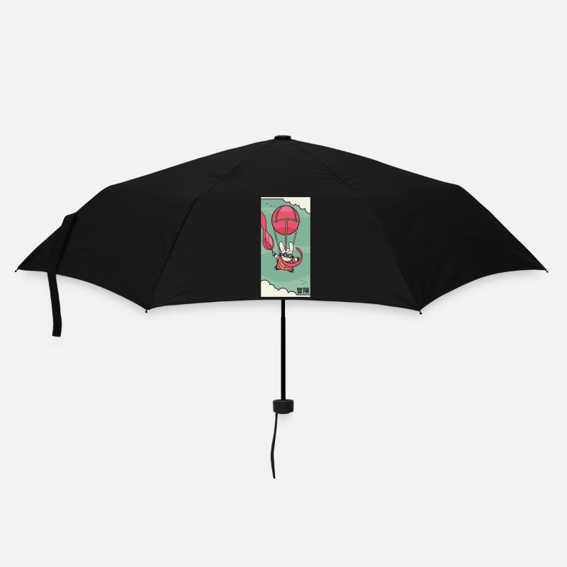 Flying rabbit - Umbrella (small) - black