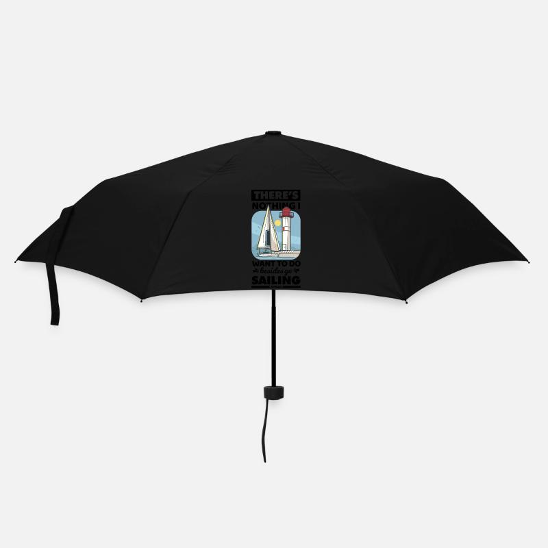 Segeln - Regenschirm (klein) - Schwarz