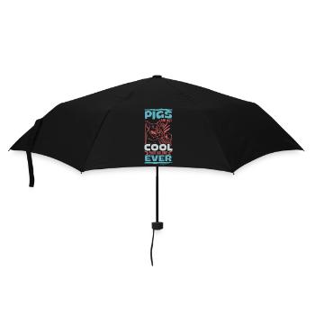Pig Pig PigLet Sow Pigs Gift - Umbrella (small) - black - Front