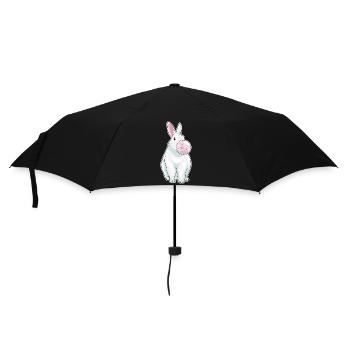 Gomme à mâcher de lapin - Parapluie standard - noir - Devant