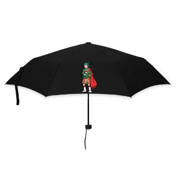 Dudelsack Instrument Schottland Kultur Geschenk - Regenschirm (klein) - Schwarz - Vorne
