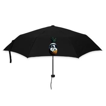 Astronaute à l’ananas - Parapluie standard - noir - Devant