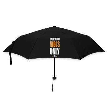 DachshundVibesOnly - Umbrella (small) - black - Front