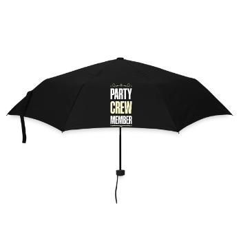 Équipe de fête - Parapluie standard - noir - Devant