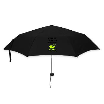 J’peux pas j’ai un vrai boulot - Parapluie standard - noir - Devant