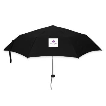 PUSH OVER LIMITS (white) - Regenschirm (klein) - Schwarz - Vorne